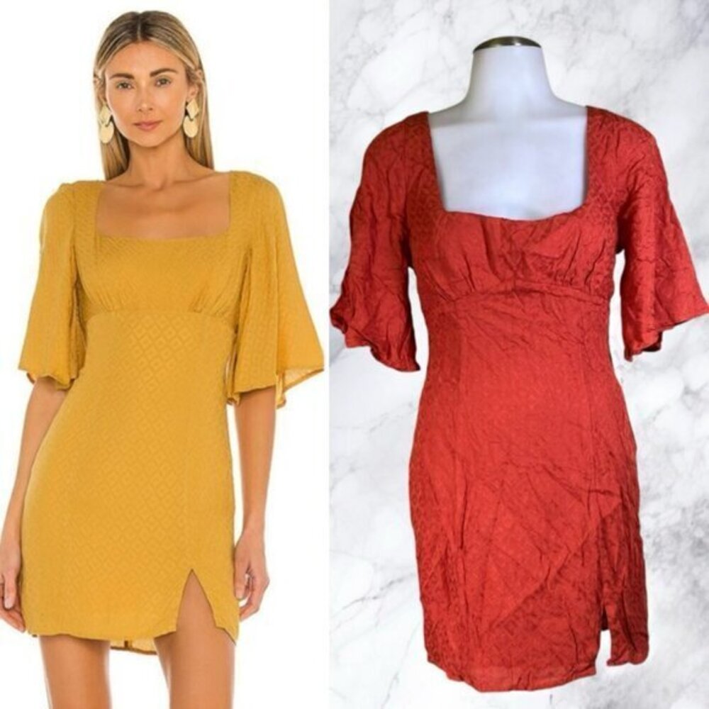 House of Harlow 1960 xREVOLVE Imani Mini Dress - Rust